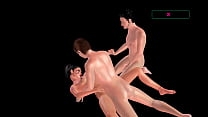 Анимированное 3D порно в тройничке для максимального удовольствия